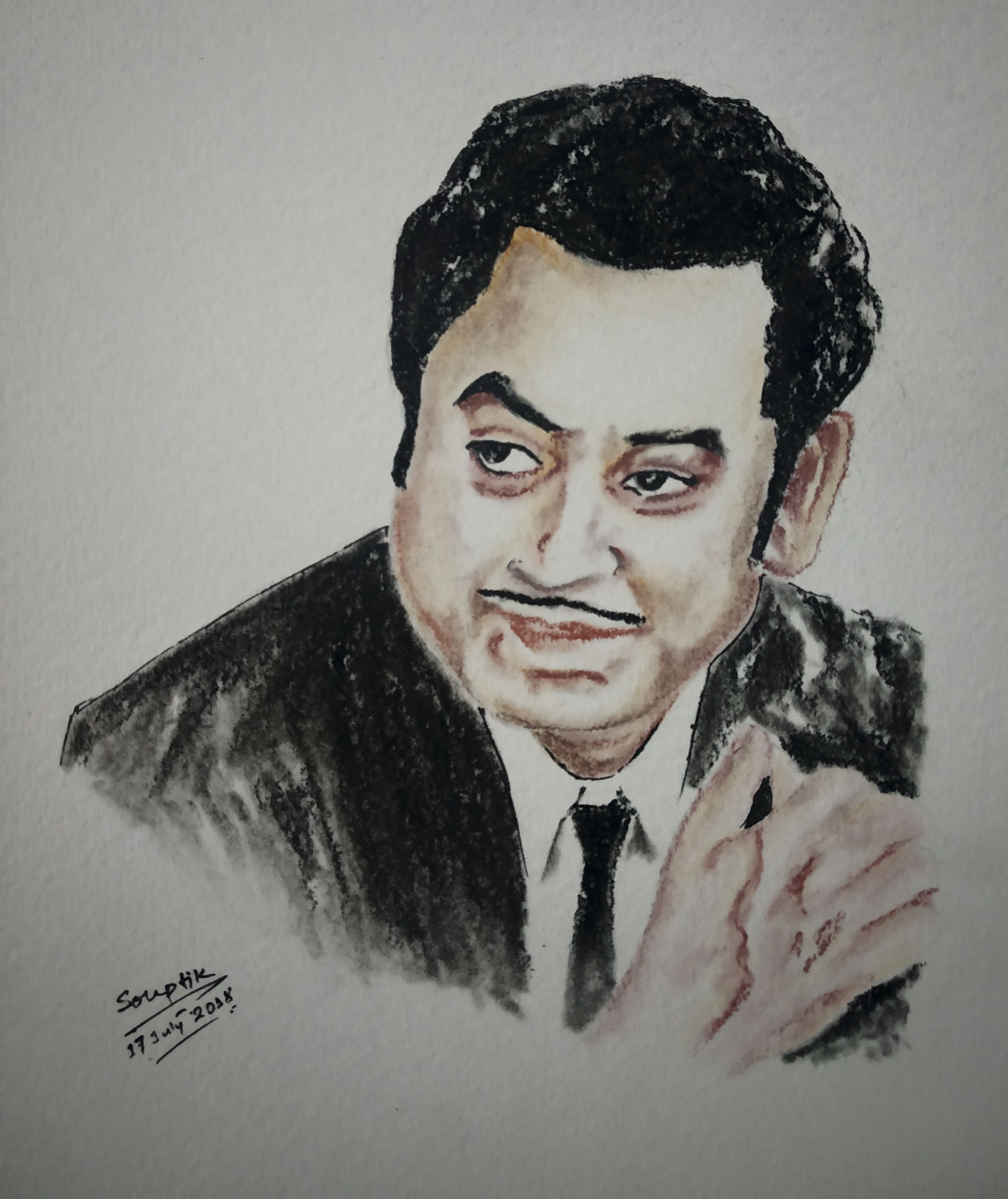 2820x3360 Kishore Kumar the great singer. Kishore kumar, Sketches, Music, Phone