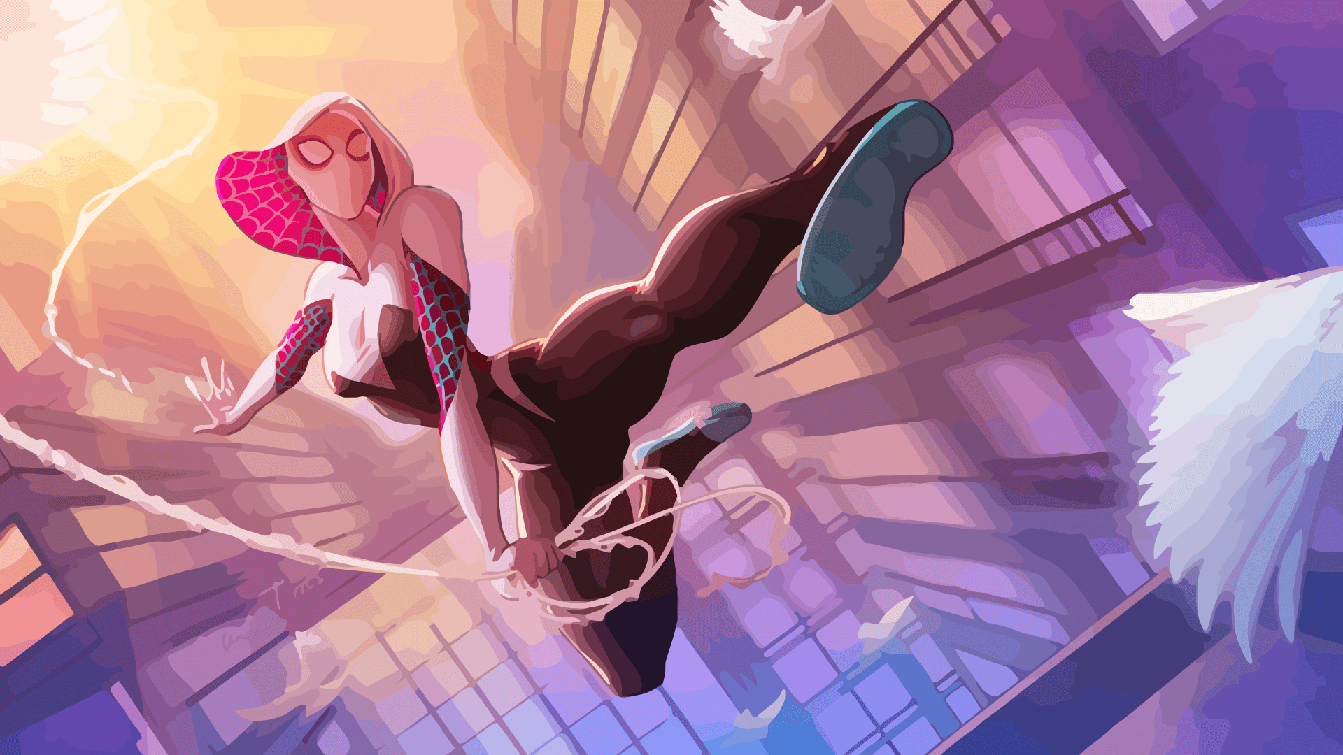 1920x1080 Spider Gwen HD Wallpaper And Background Image, Desktop