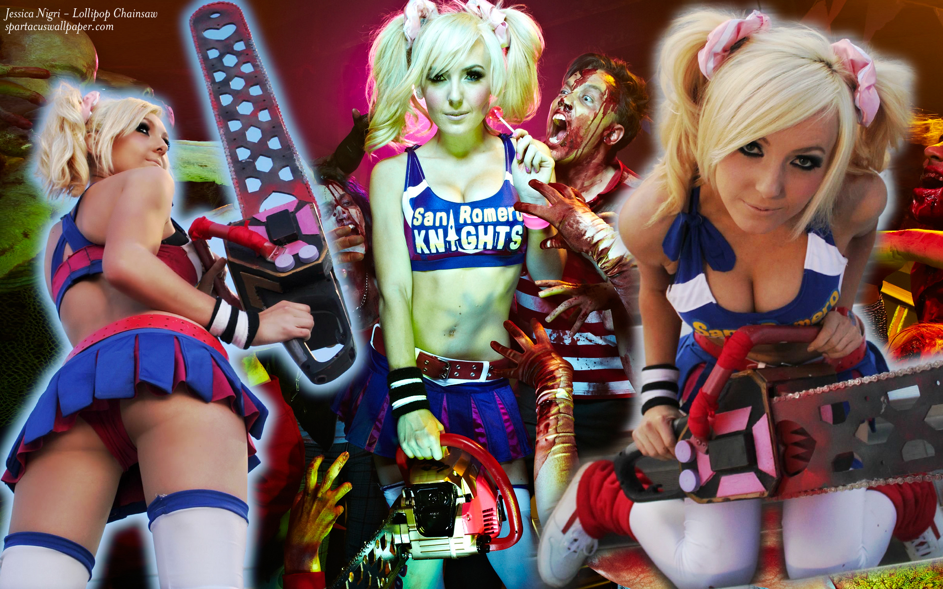 1920x1200 Jessica Nigri Chainsaw. Desktop Background. Mobile, Desktop