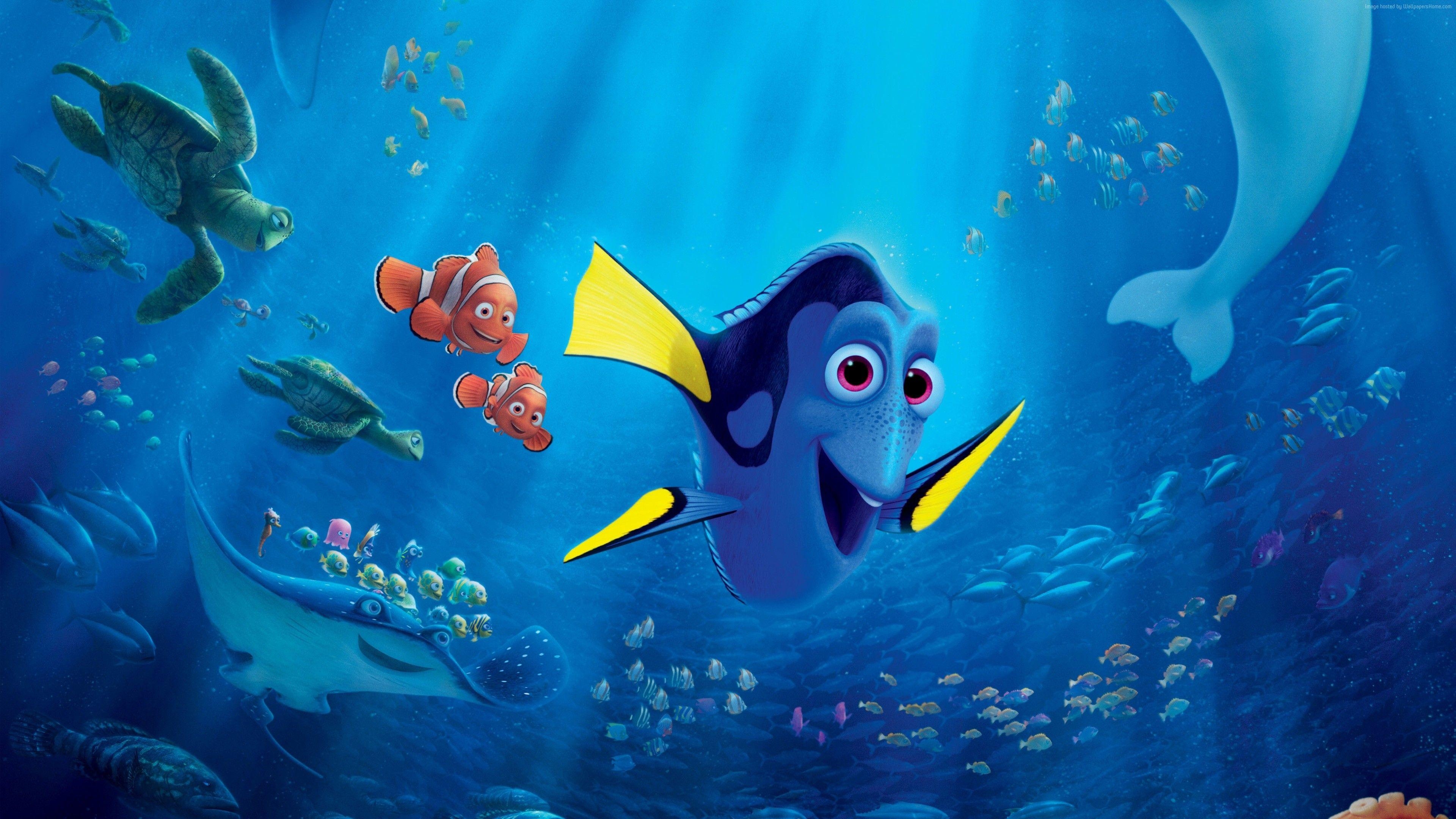 3840x2160 Finding Dory Wallpaper, Movies: Finding Dory, hank, nemo, fish, Desktop