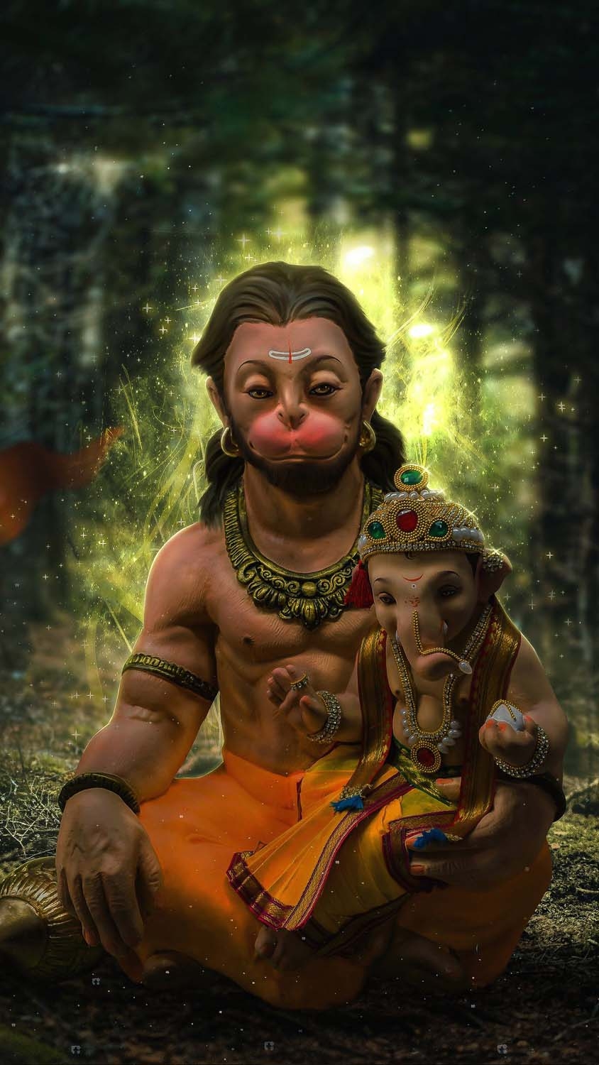 850x1500 High Quality iPhone Hanuman Wallpaper {2023}. Hanuman Wallpaper 4k iPhone, Phone