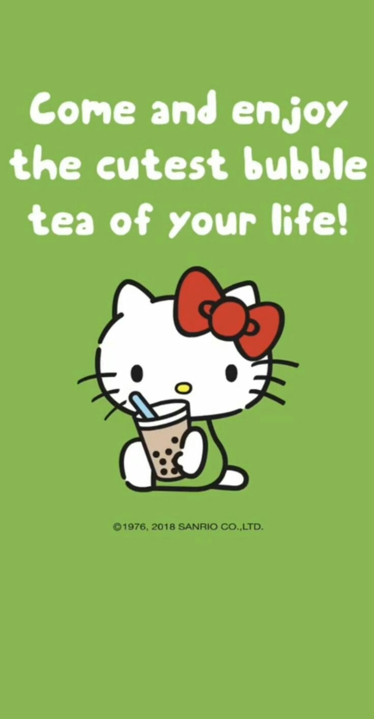 740x1420 HELLO KITTY X CHATIME WALLPAPERS, Phone