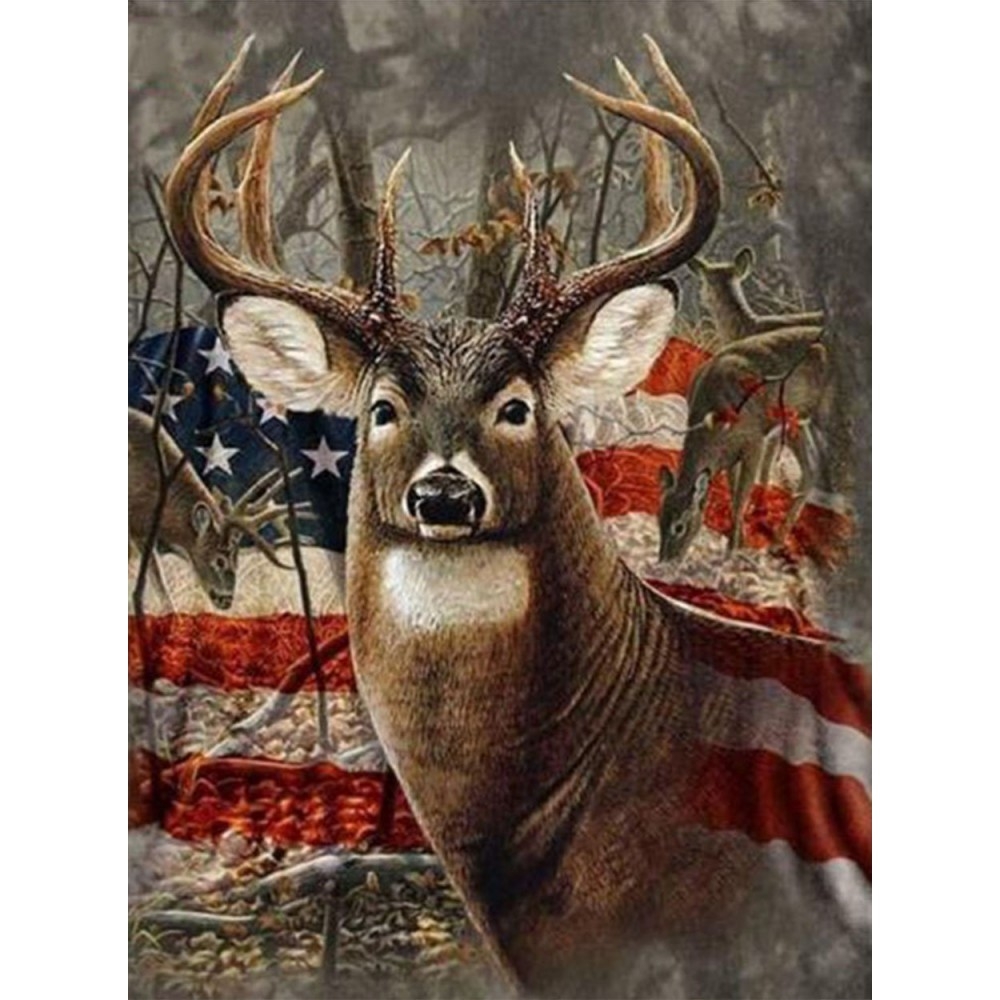 1000x1000 American Flag & Deer Diamond Art - [USA SHIPPING], Cheap American Flag & Deer Diamond Art - [USA SHIPPING], Phone