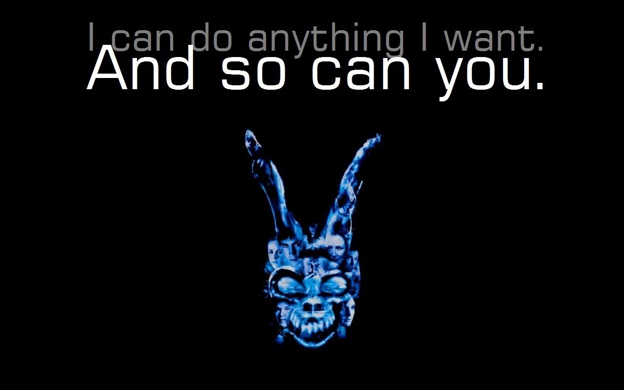 1280x800 And so can you. Darko wallpaper, Desktop