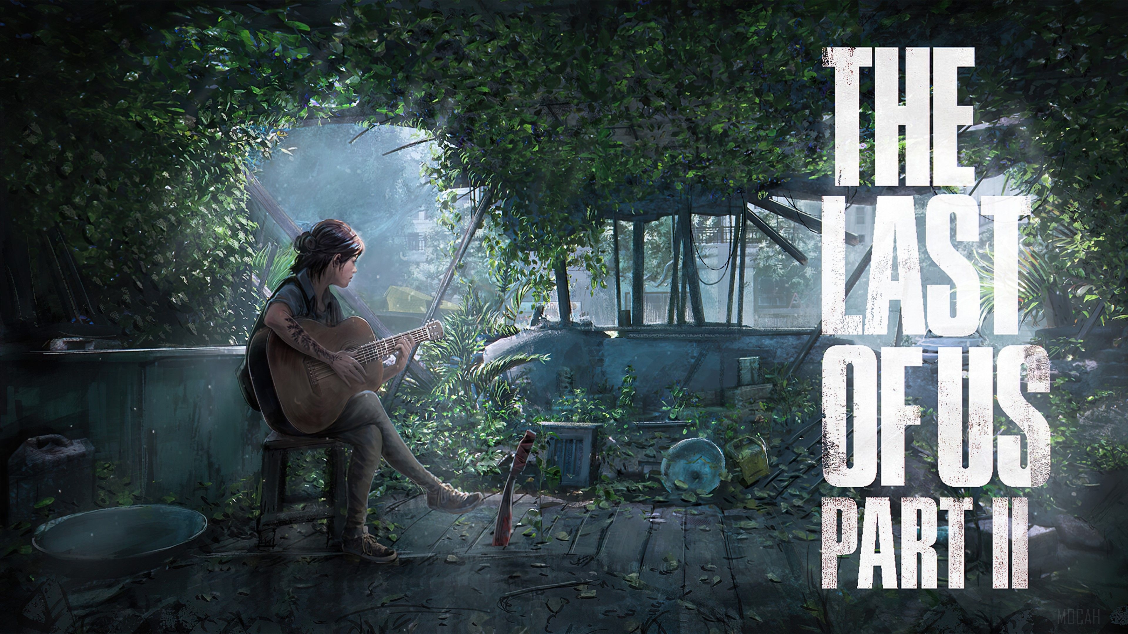 3840x2160 Ellie, Guitar, The Last of Us Part The Last of Us Part II, TLOU, TLOU Video Game 4k wallpaper. Mocah HD Wallpaper, Desktop