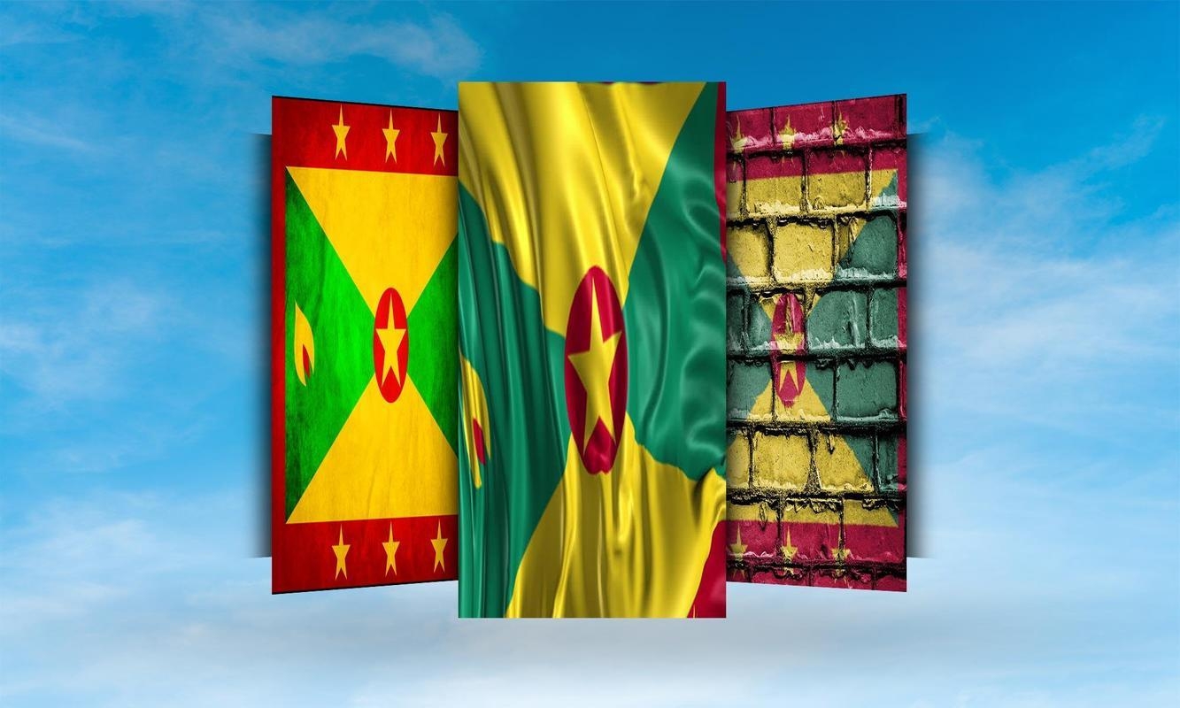 1340x800 Grenada Flag Wallpaper for Android, Desktop