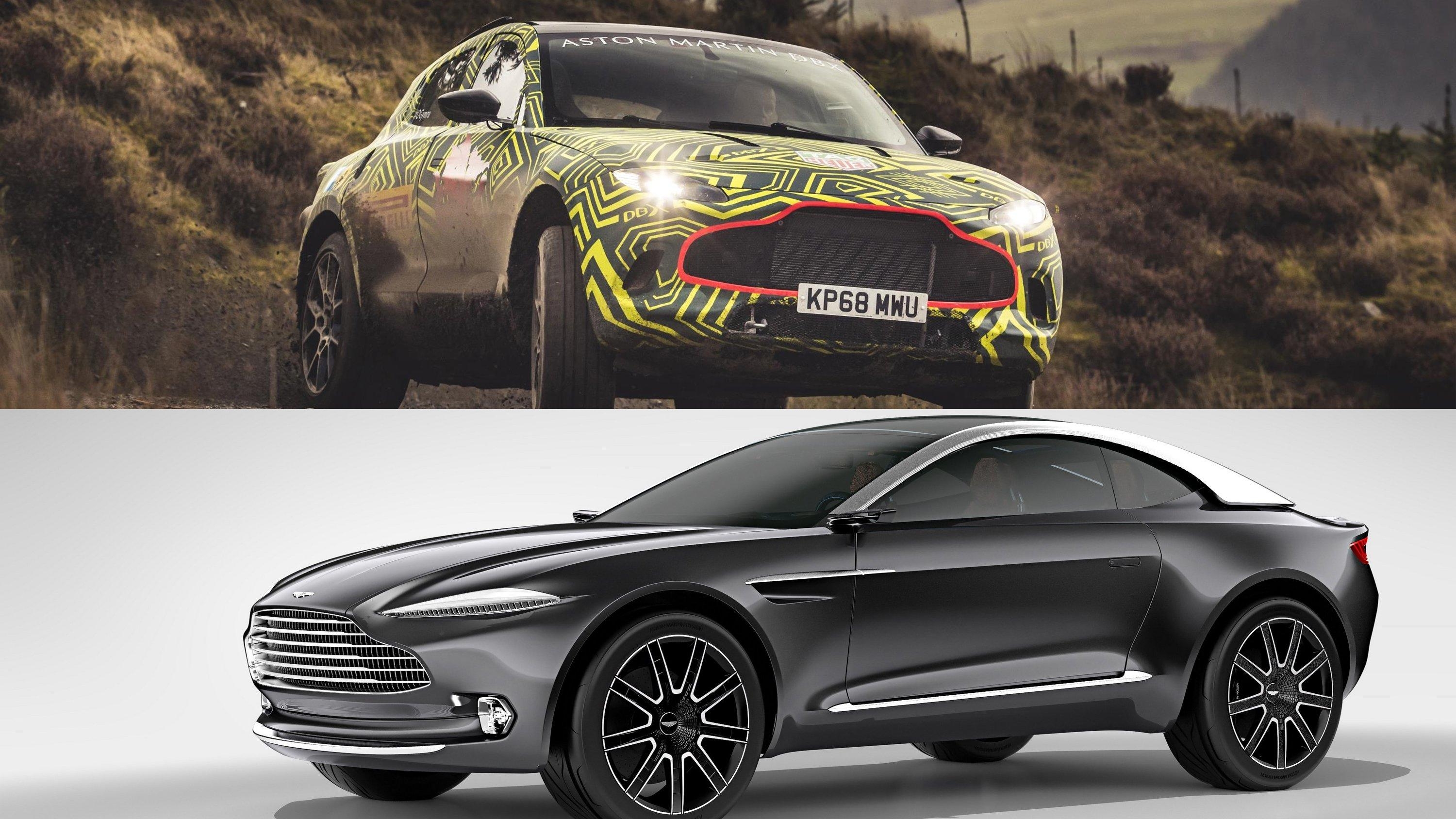 3000x1690 Visual Comparison Between The Aston Martin DBX Prototype And, Desktop