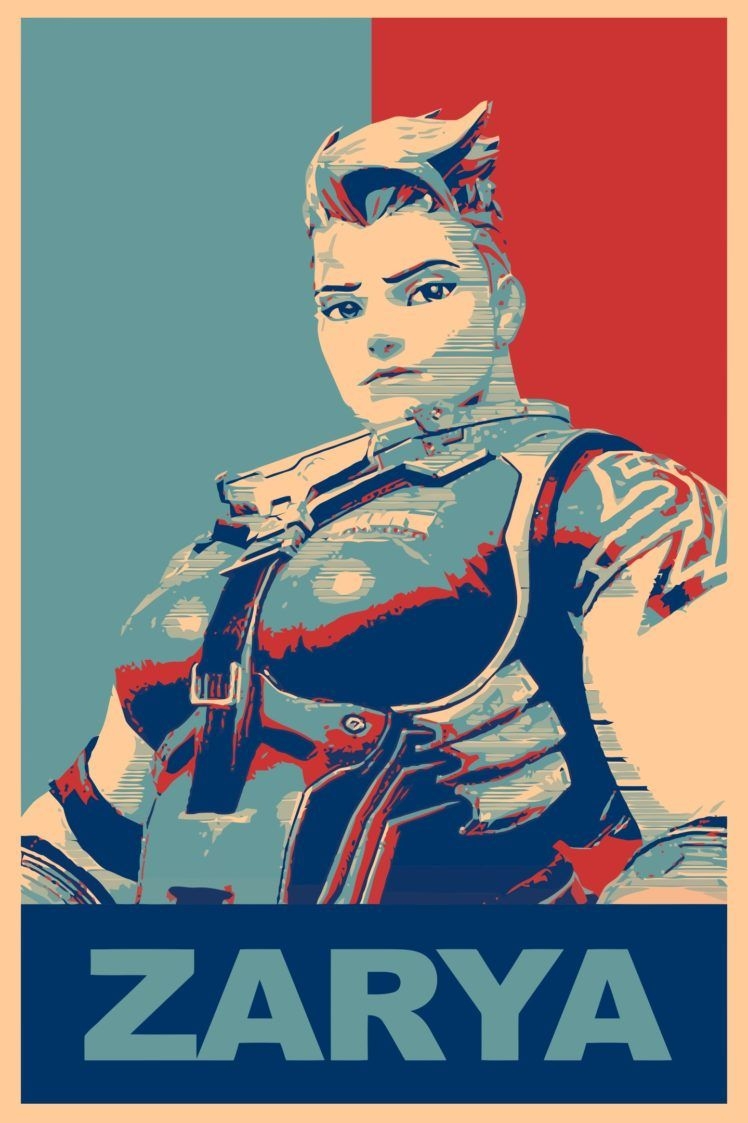 750x1130 propaganda, Zarya (Overwatch), Overwatch, Gamer HD Wallpaper, Phone