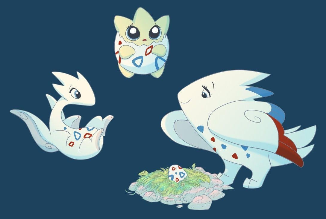 1090x740 Togepi, Togetic, Togekiss, Desktop