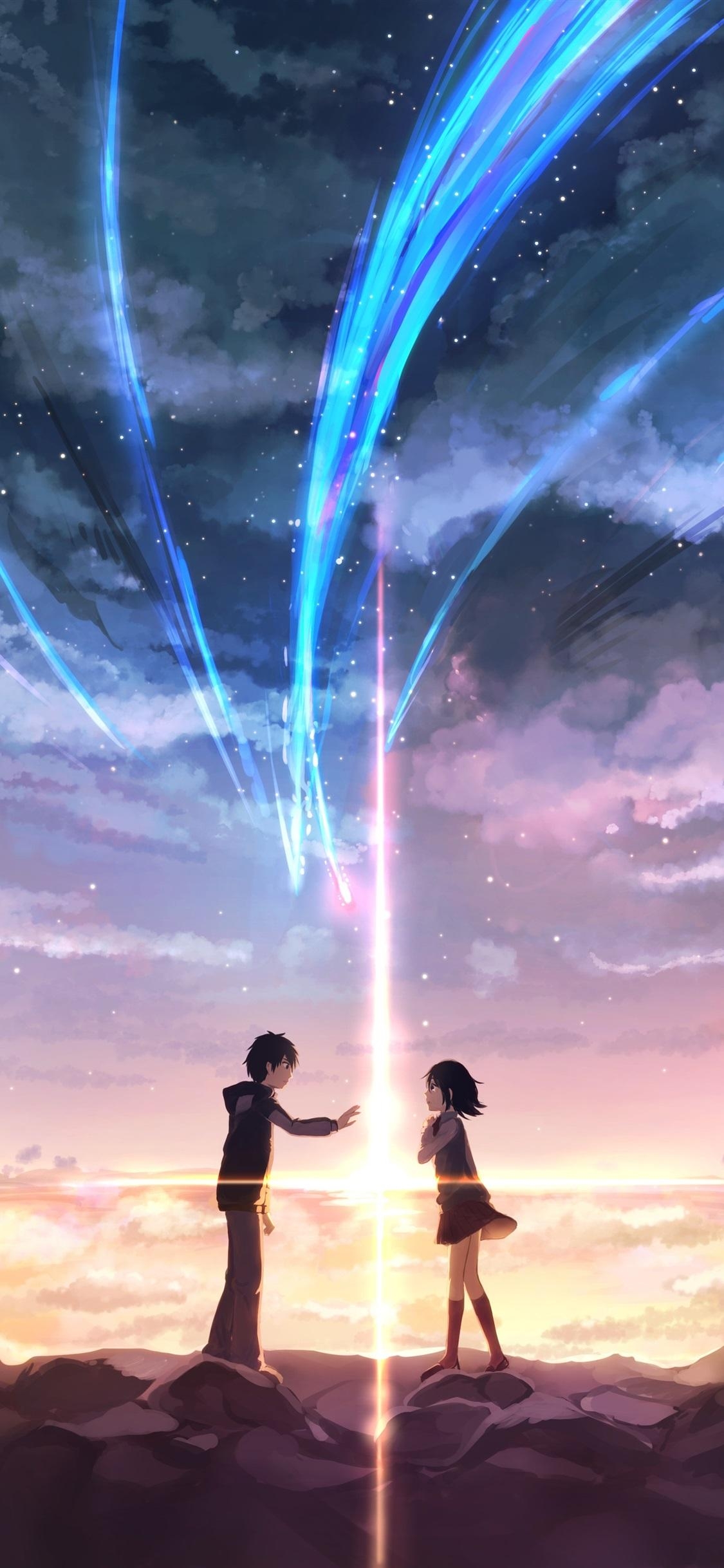 1130x2440 Your Name, Girl And Boy, Love, Japanese Anime  IPhone 11 Pro XS X Wallpaper, Background, Picture, Image, Phone