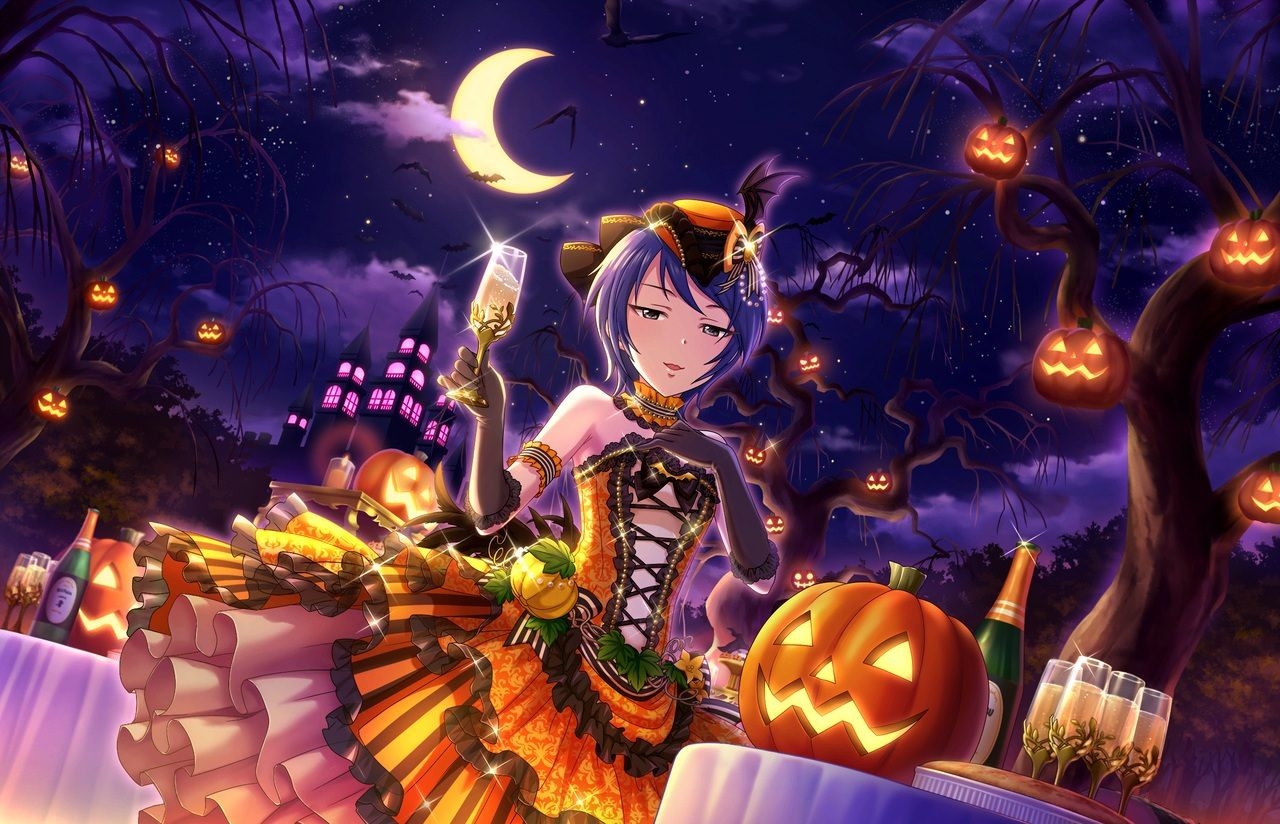 1280x830 Anime Halloween HD Phone Wallpaper, Desktop