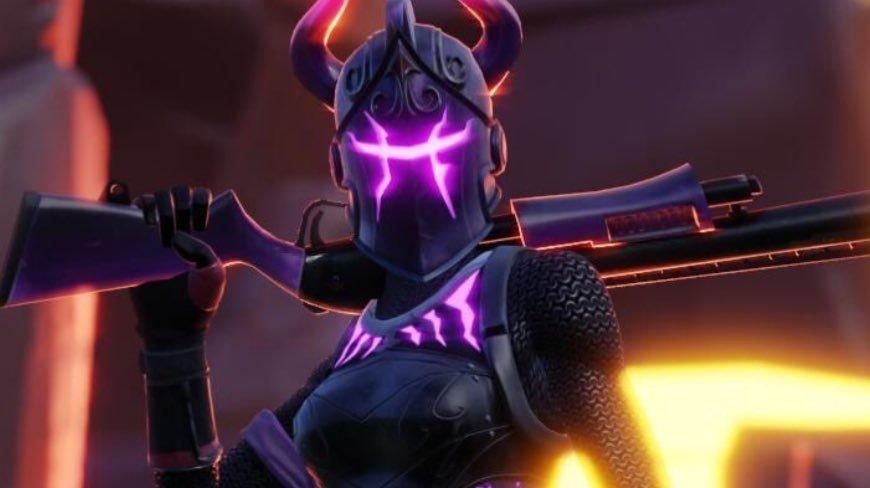 870x490 Dark Red Knight Fortnite wallpaper, Desktop