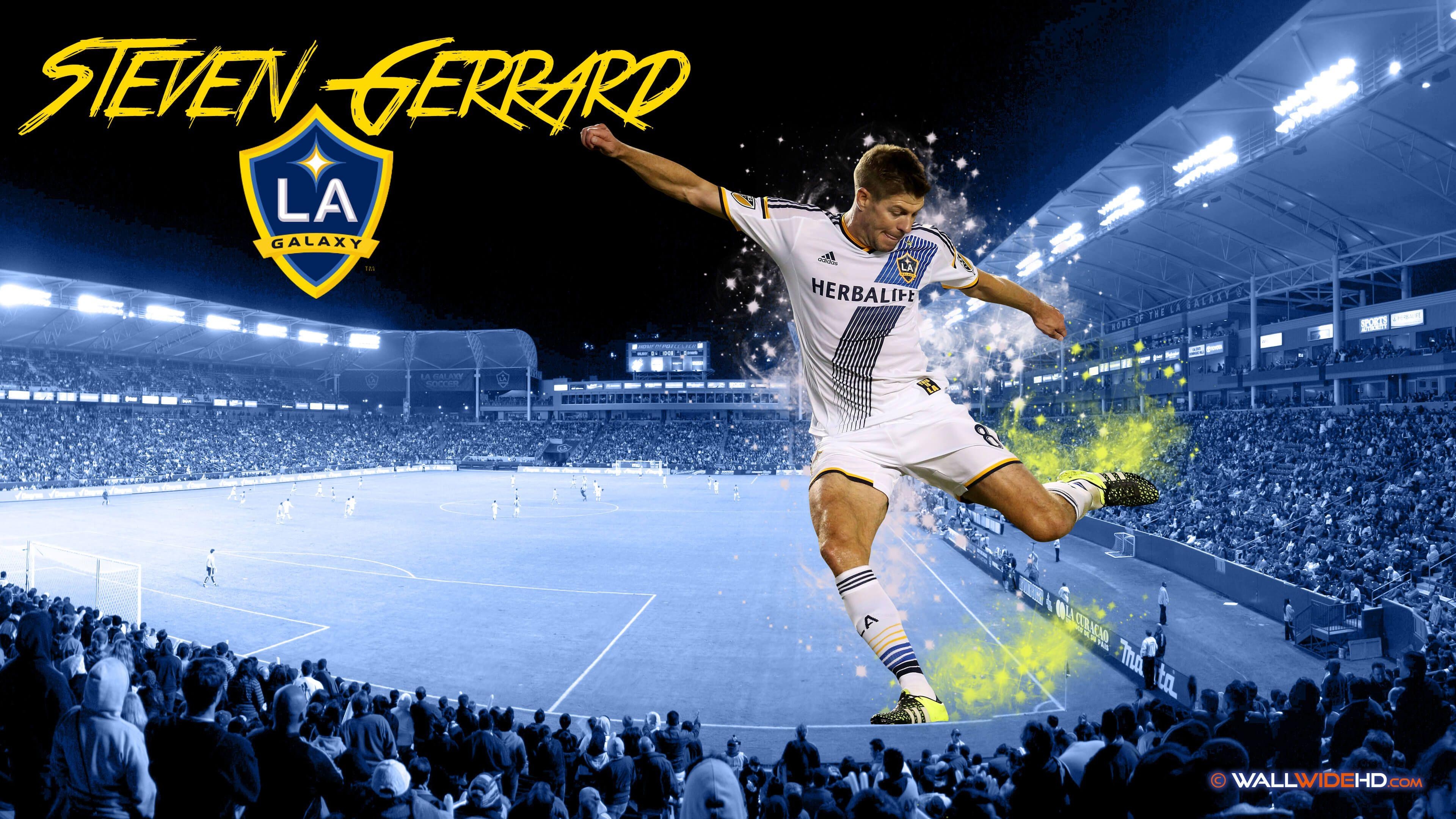 3840x2160 Steven Gerrard 2015 MLS LA Galaxy wallpaper, Desktop