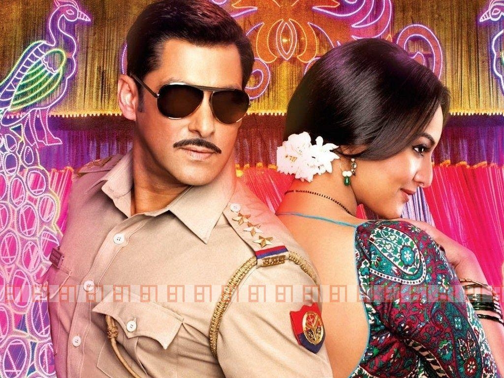 1030x770 Salman Khan. Sonakshi Sinha. Dabangg 2 Movie Wallpaper Photo, Desktop