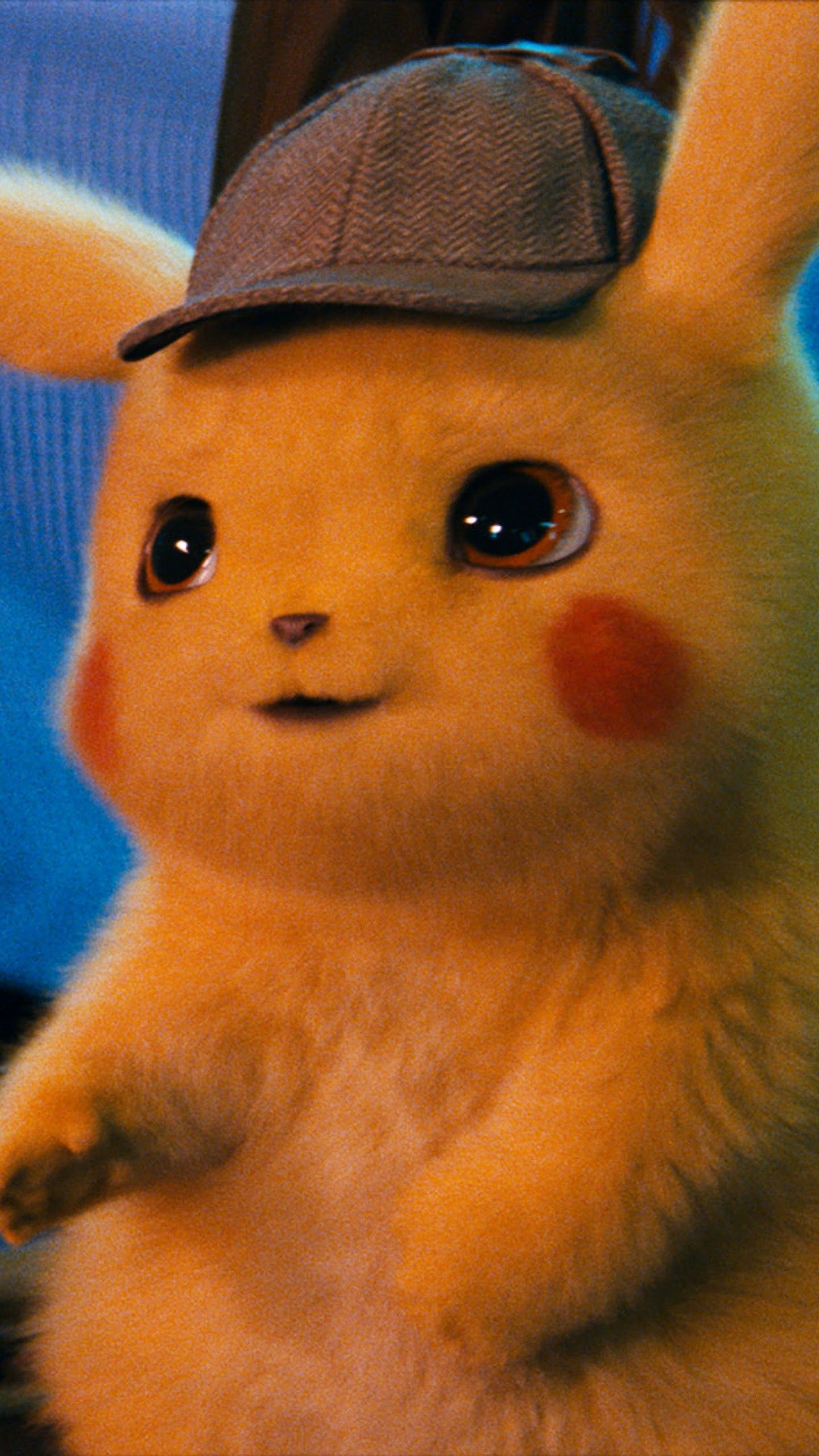 1440x2560 Detective Pikachu 4K Wallpaper, Phone