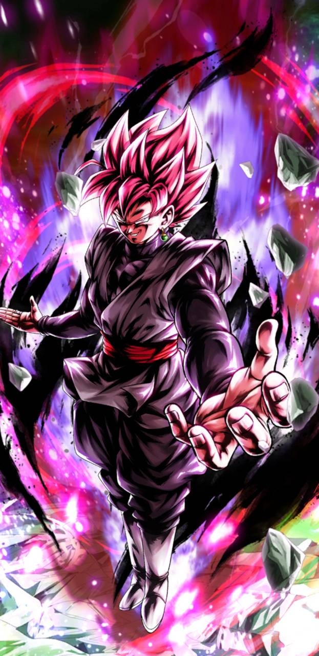 630x1280 Goku Black Rose wallpaper, Phone