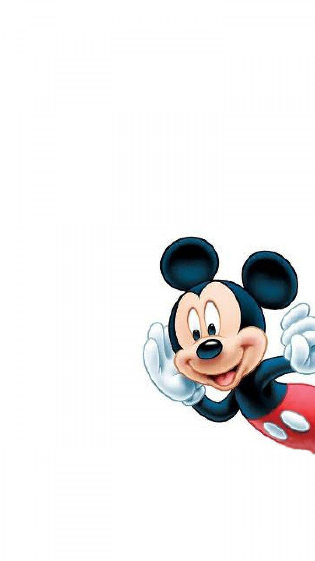 1080x1920 Download Peeking Mickey Mouse iPhone Wallpaper, Phone