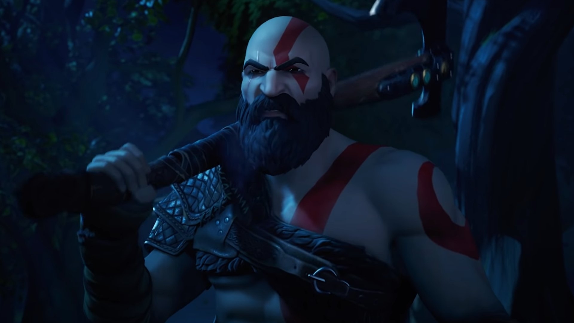 1920x1080 Kratos Fortnite wallpaper, Desktop