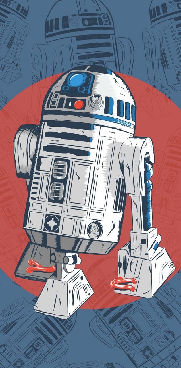 630x1280 R2D2 wallpaper, Phone