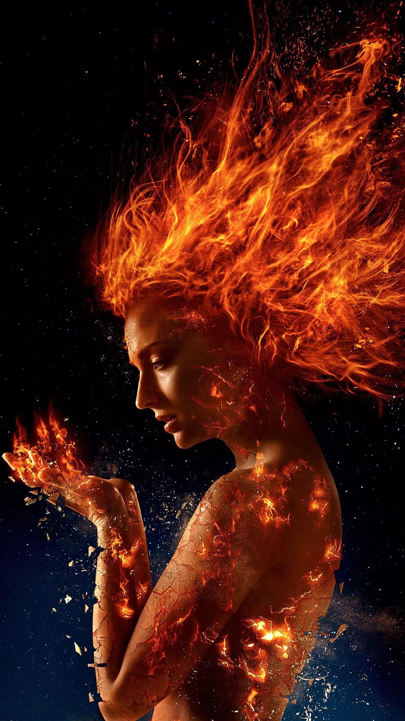 1540x2740 Dark Phoenix Wallpaper, Phone