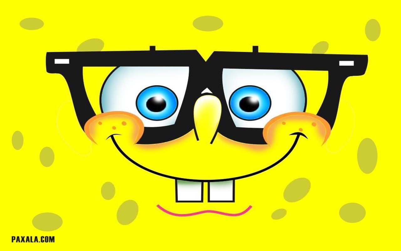 1280x800 Wallpaper: Cara de Bob Esponja con anteojos, Desktop