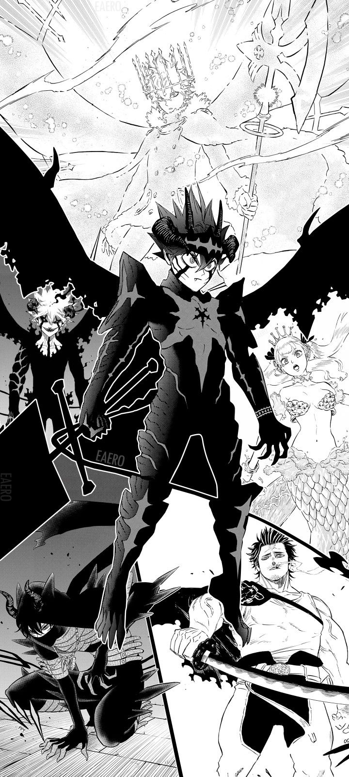 720x1600 Liebe, Yuno, Noelle, Asta, Nacht & Yami. Black clover manga, Black clover anime, Character art, Phone