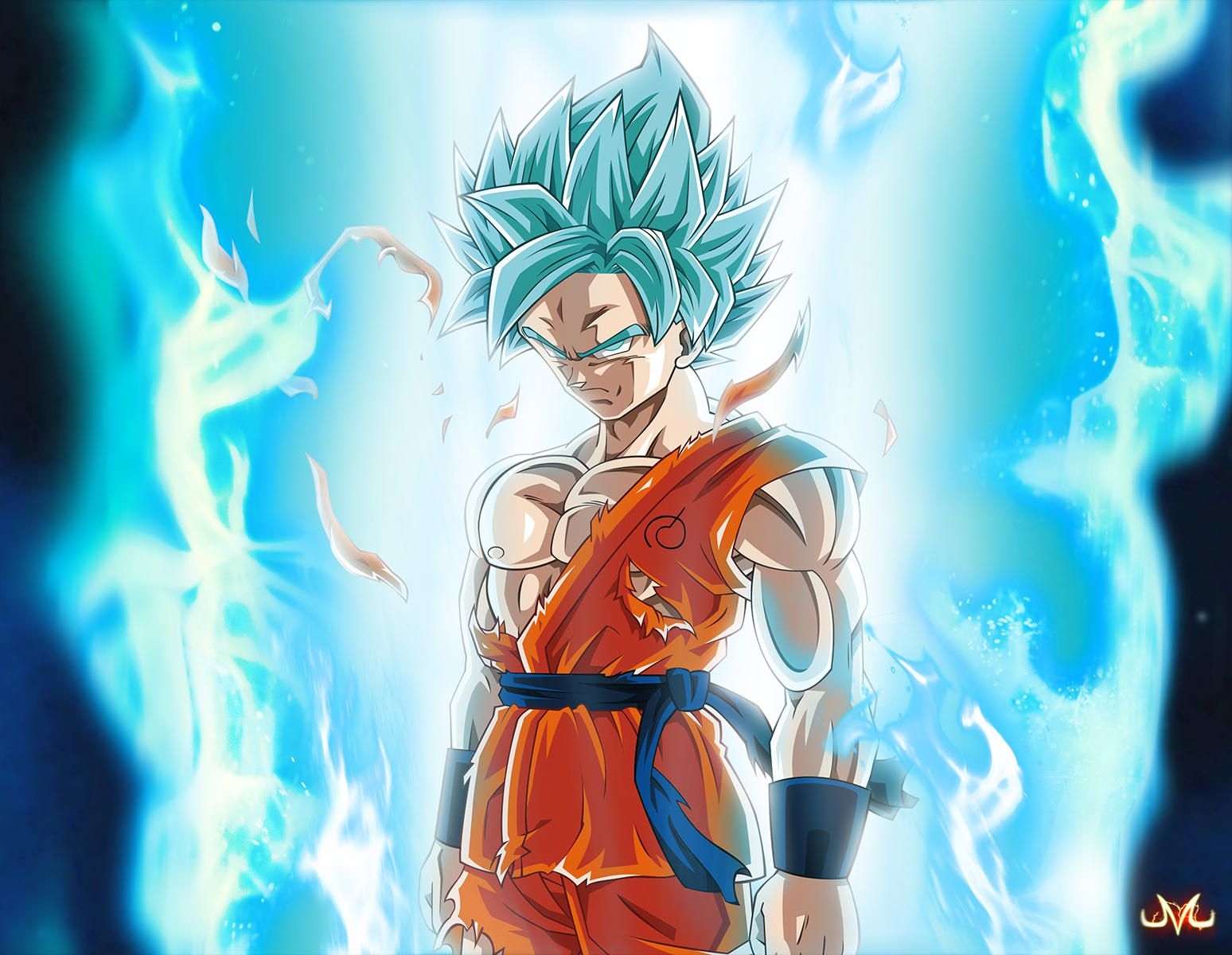 1550x1200 Blue Super Saiyan Goku Wallpaper Free Blue Super Saiyan Goku Background, Desktop