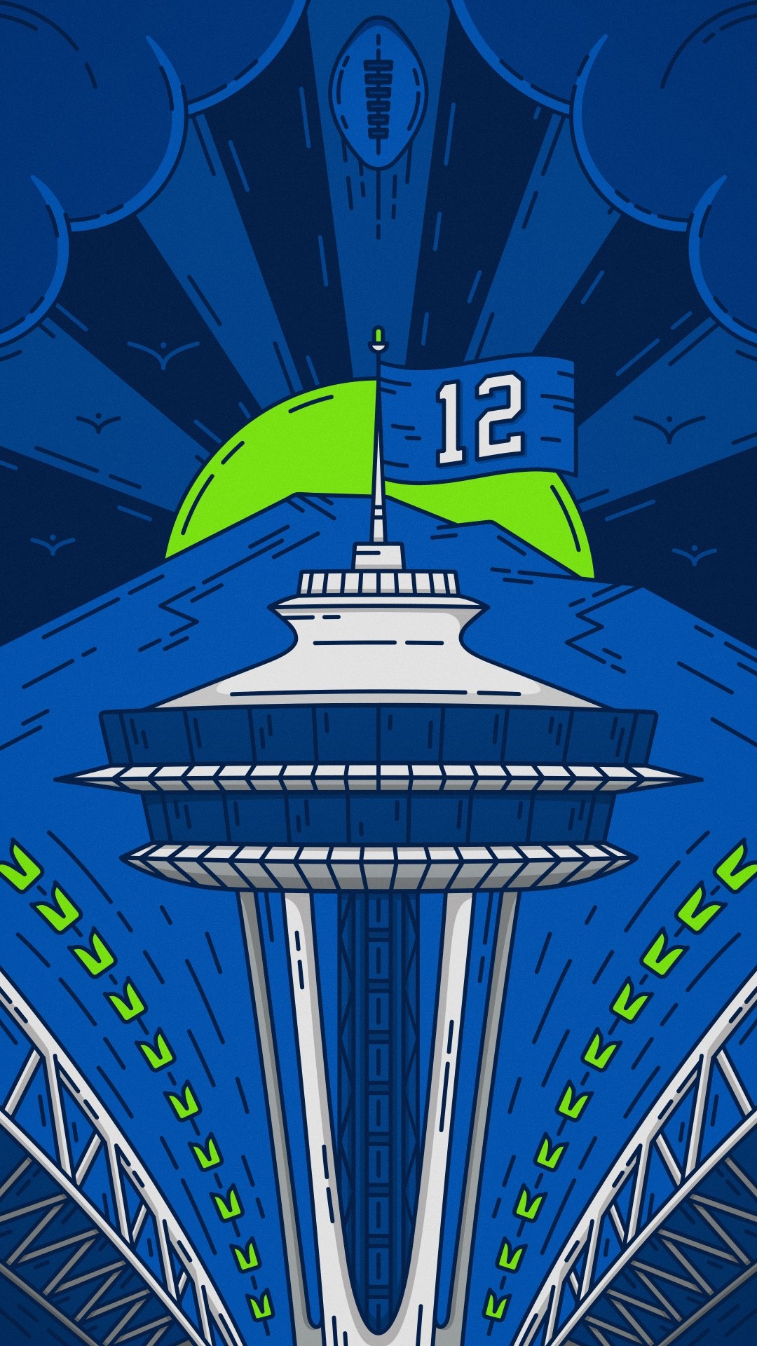 1080x1920 Seahawks Mobile Wallpaper, Phone