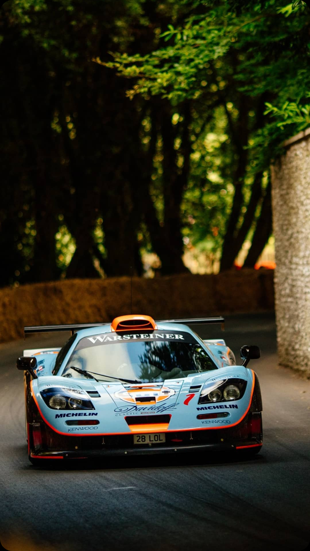 1080x1920 McLaren F1 LM going up the Goodwood hill. Mclaren f1 lm, Sports cars luxury, Sport cars, Phone