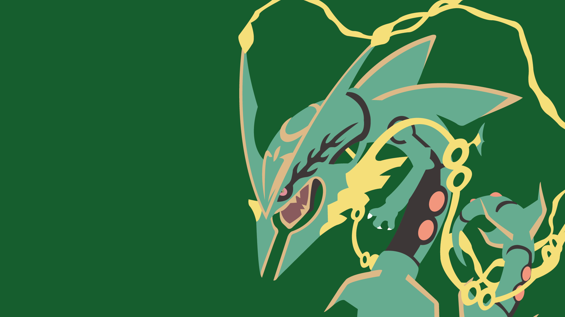 1920x1080 Mega Rayquaza HD Wallpaper, Desktop