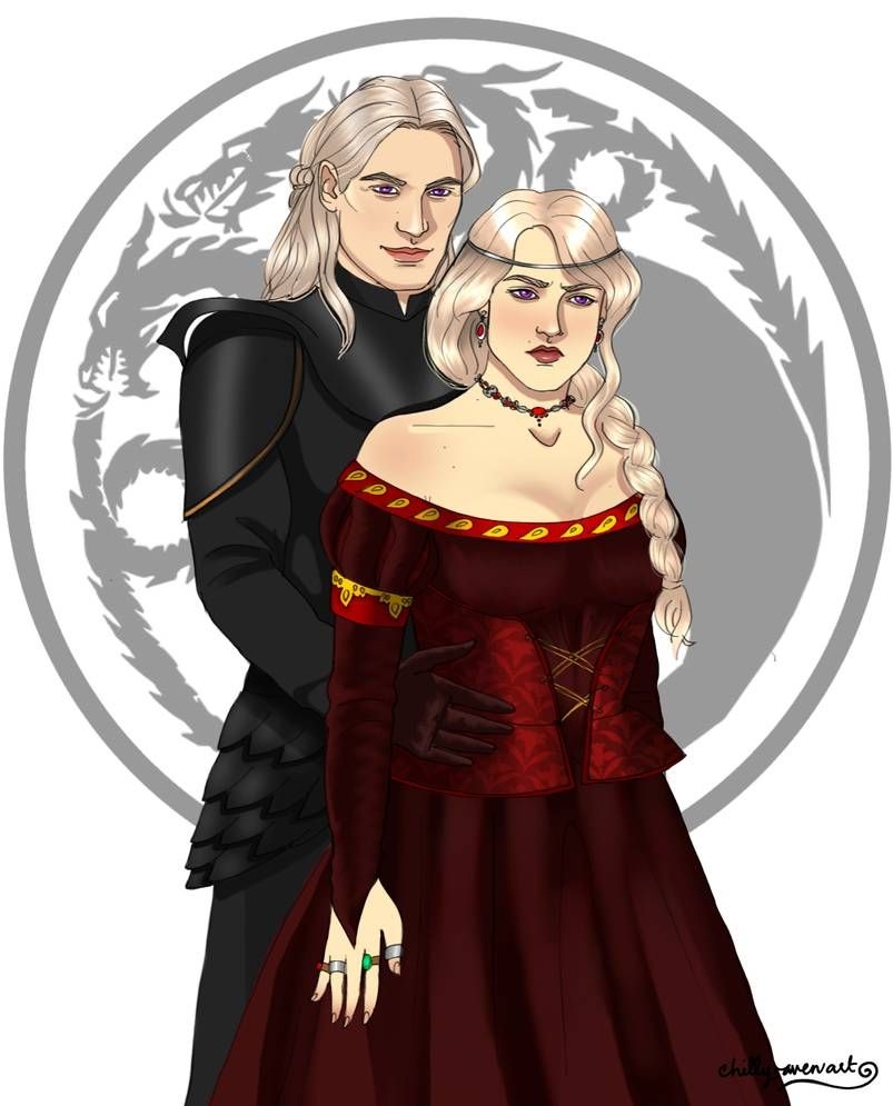 810x1000 Daemon And Rhaenyra Targaryen. A song of ice and fire, Targaryen art, Game of thrones art, Phone