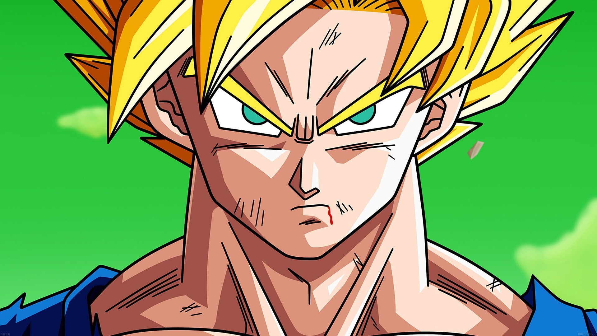 1920x1080 Goku Wallpaper Face, Desktop