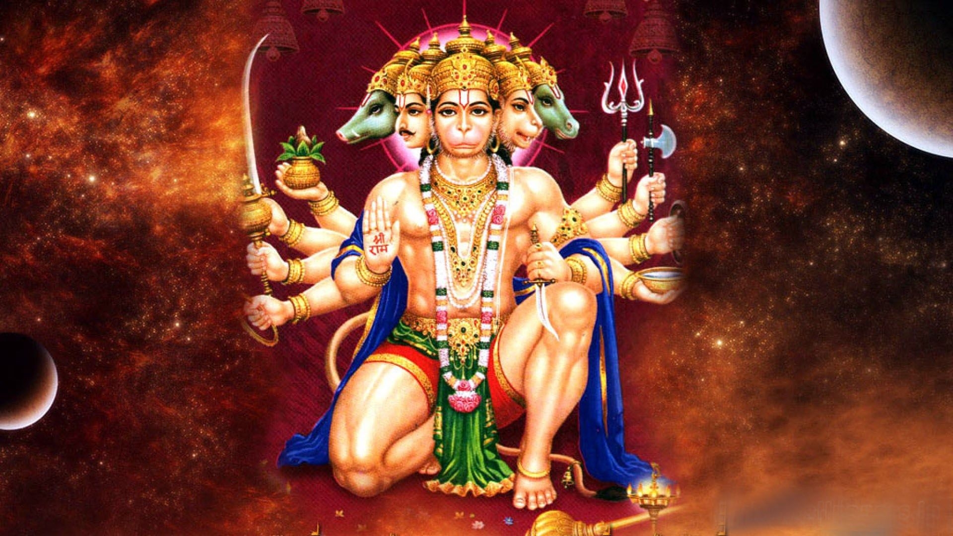 1920x1080 Panchmukhi Hanuman Wallpaper, Desktop