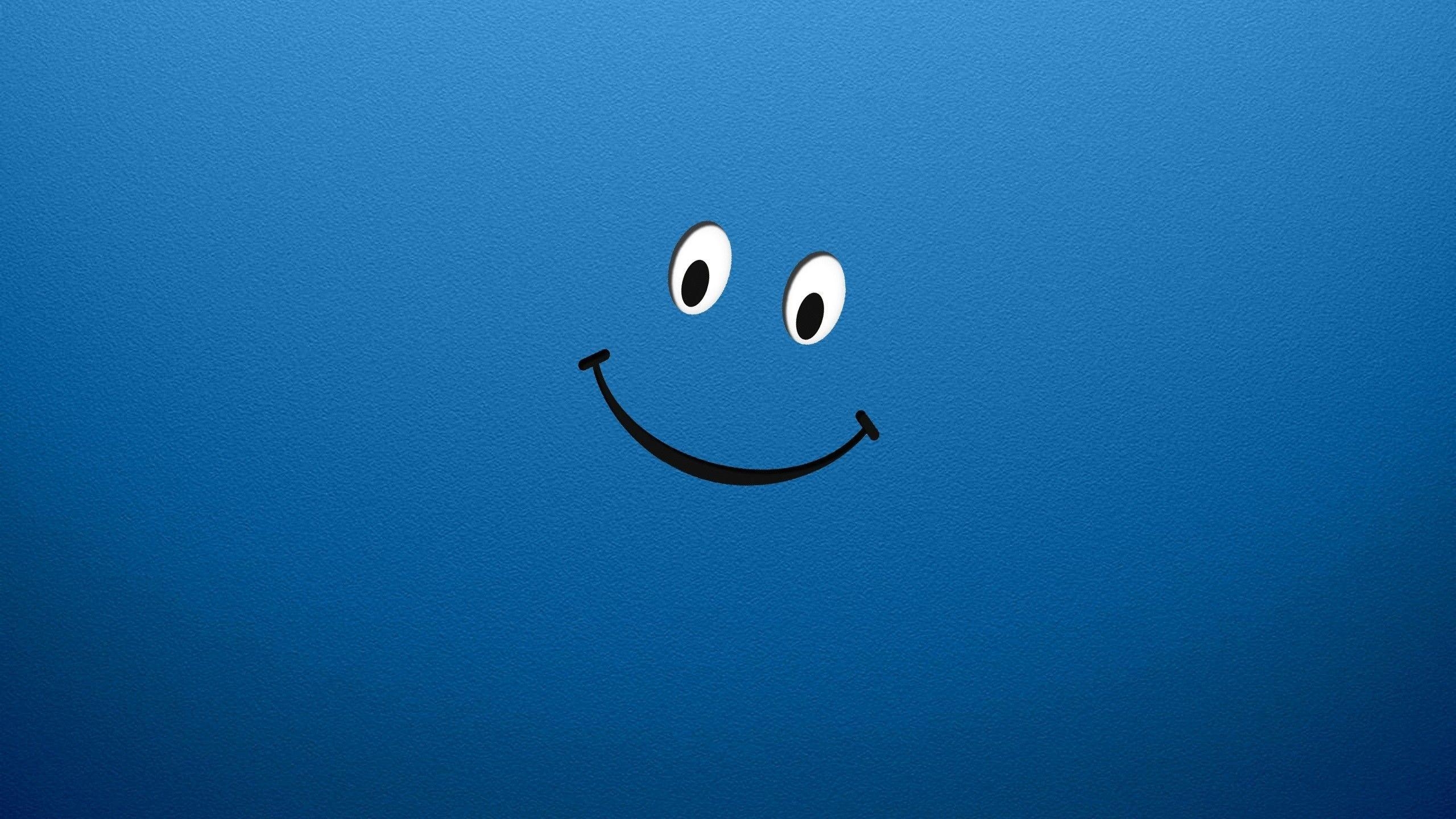 2560x1440 Colorful Smiley Faces Wallpaper, Desktop