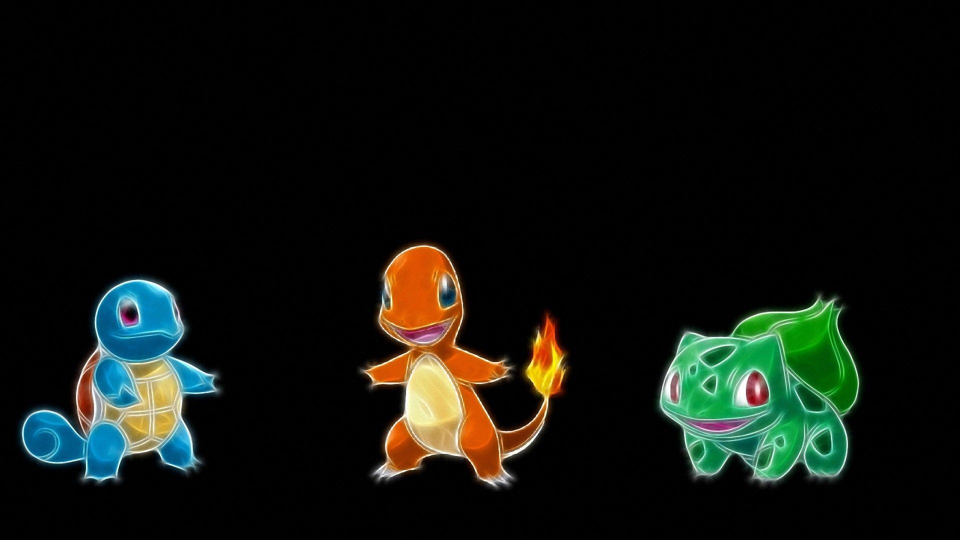 1920x1080 Cartoon Bulbasaur Squirtle Charmander HD Wallpaper, Desktop