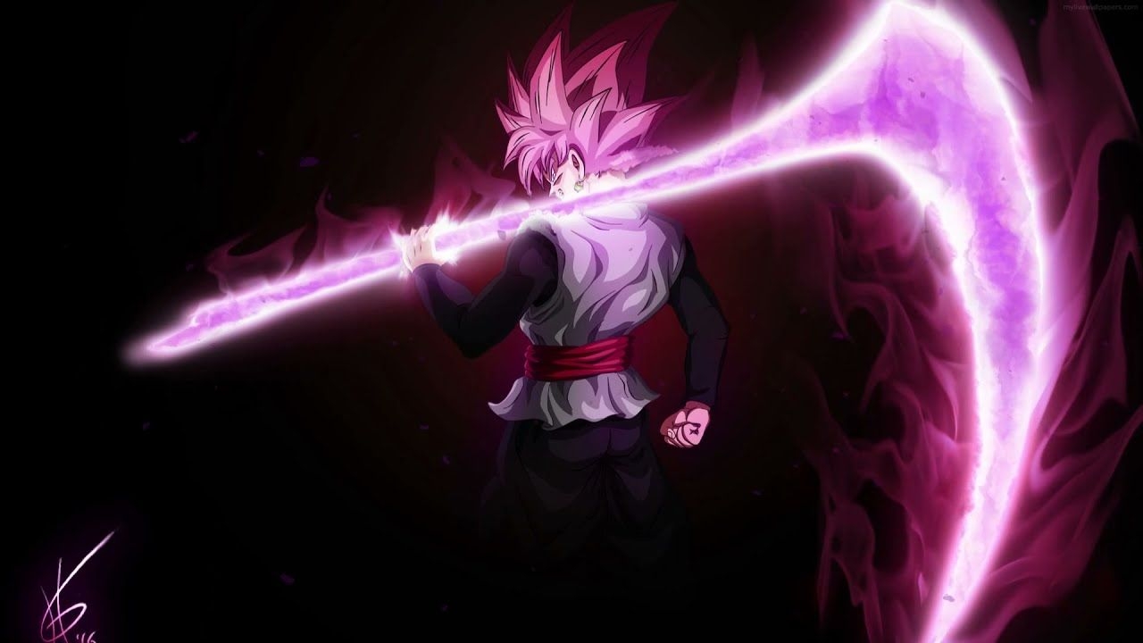 1280x720 GOKU BLACK SUPER SAIYAN ROSE 4K LIVE WALLPAPER, Desktop