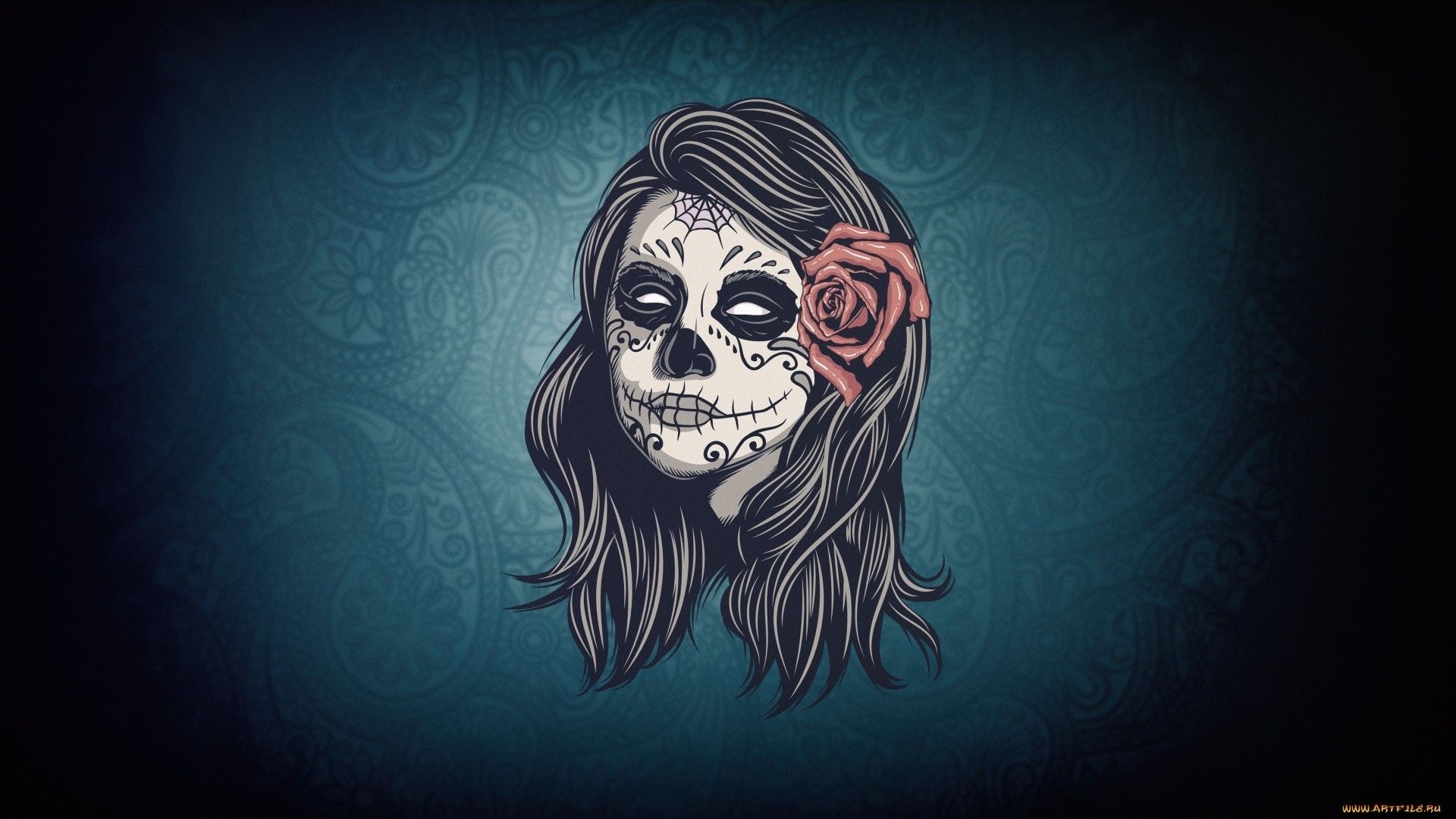 1920x1080 Sugar Skull Wallpaper: 23 Image, Art Category, Desktop