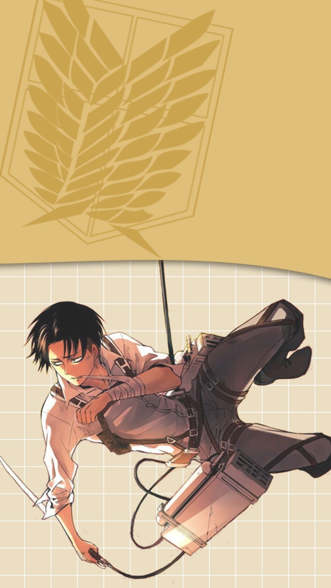 1080x1920 Attack on titan levi.com, Phone