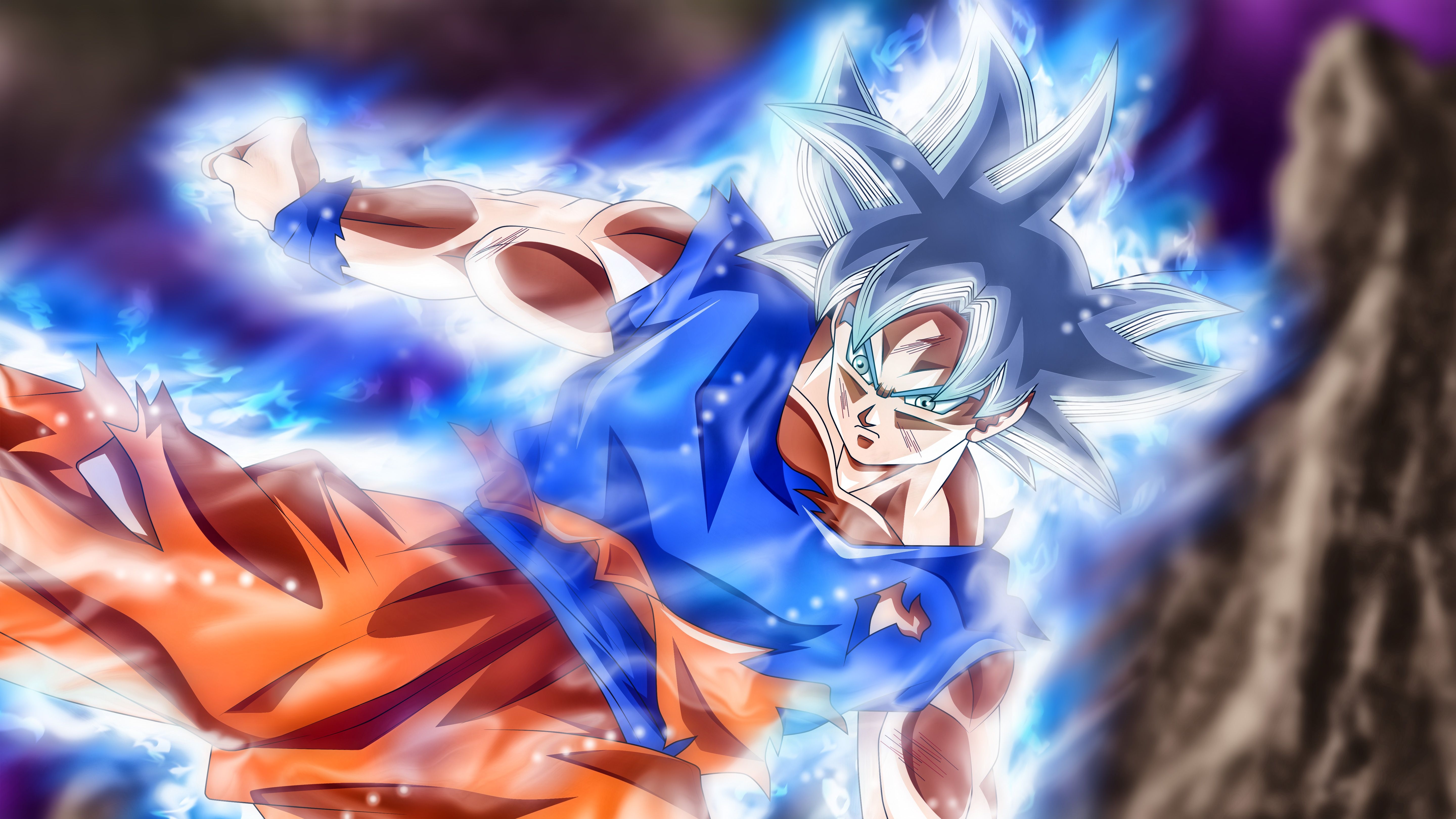 5760x3240 Goku Jiren Masterd Ultra Instinct, HD Anime, 4k Wallpaper, Image, Desktop