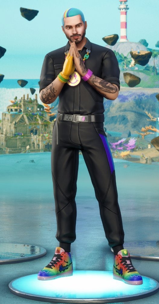 530x1010 J Balvin Fortnite wallpaper, Phone