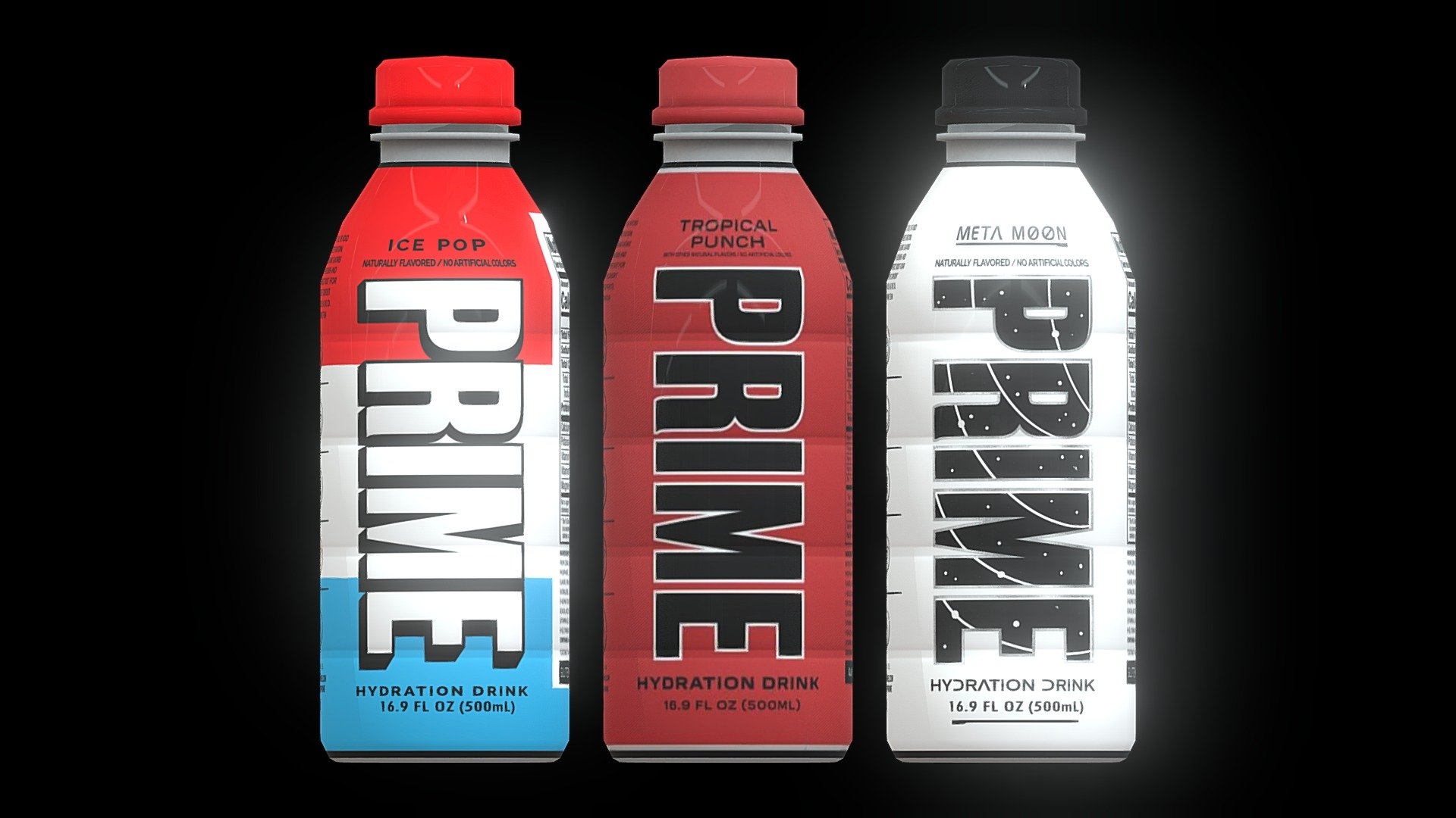 1920x1080 PRIME HydrationDifferent Flavours. GAMEREADY Free 3D model by NKaap [c60f1ff], Desktop