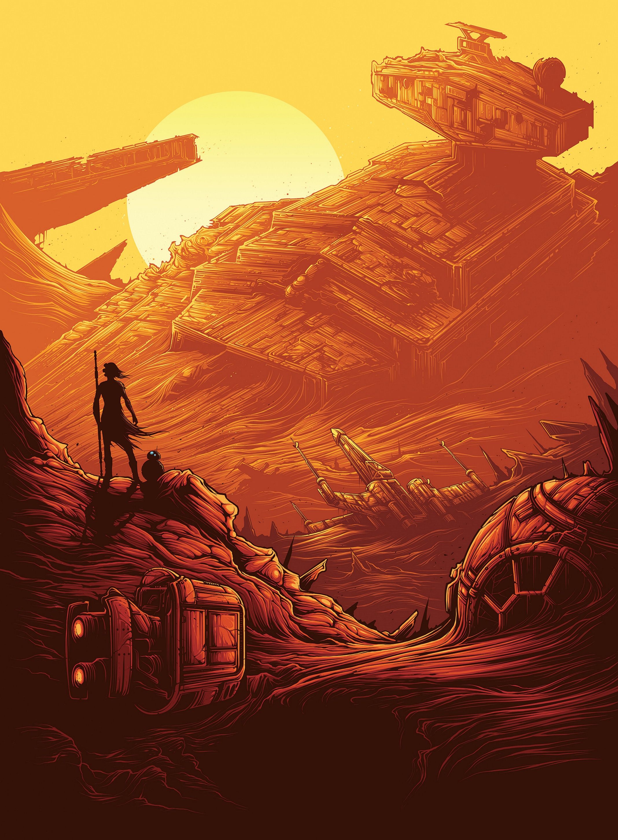 2140x2910 Star Wars Poster Dan Mumford, Phone