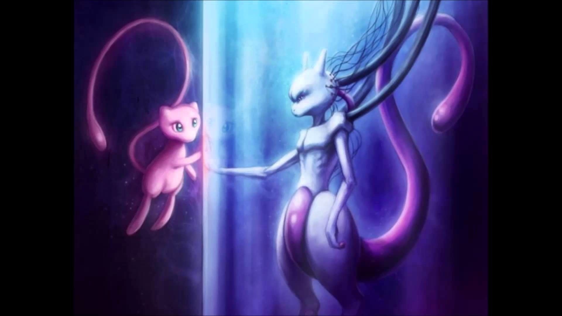 1920x1080 Mew And Mewtwo HD Wallpaper, Desktop