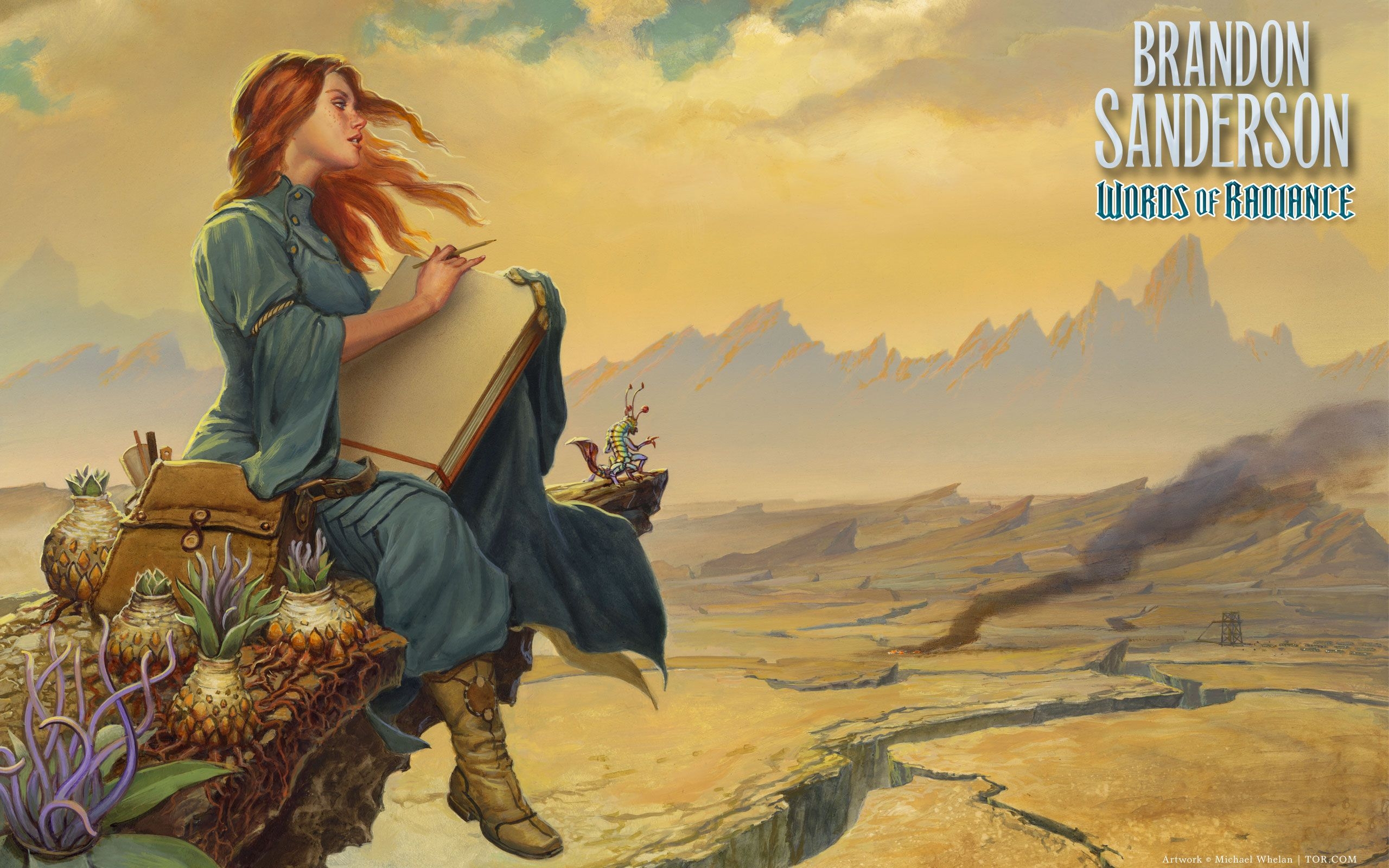 2560x1600 Download a Words of Radiance Wallpaper Featuring Shallan, Desktop