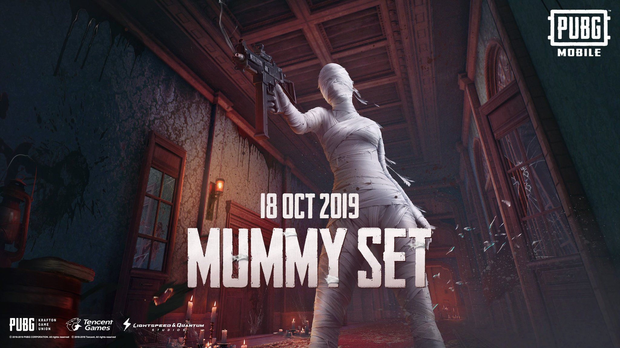 2050x1160 PUBG MOBILE you get this sweet Outfit, you definitely won't be crying for Mummy! Available now in the PUBG Lucky crate, Desktop