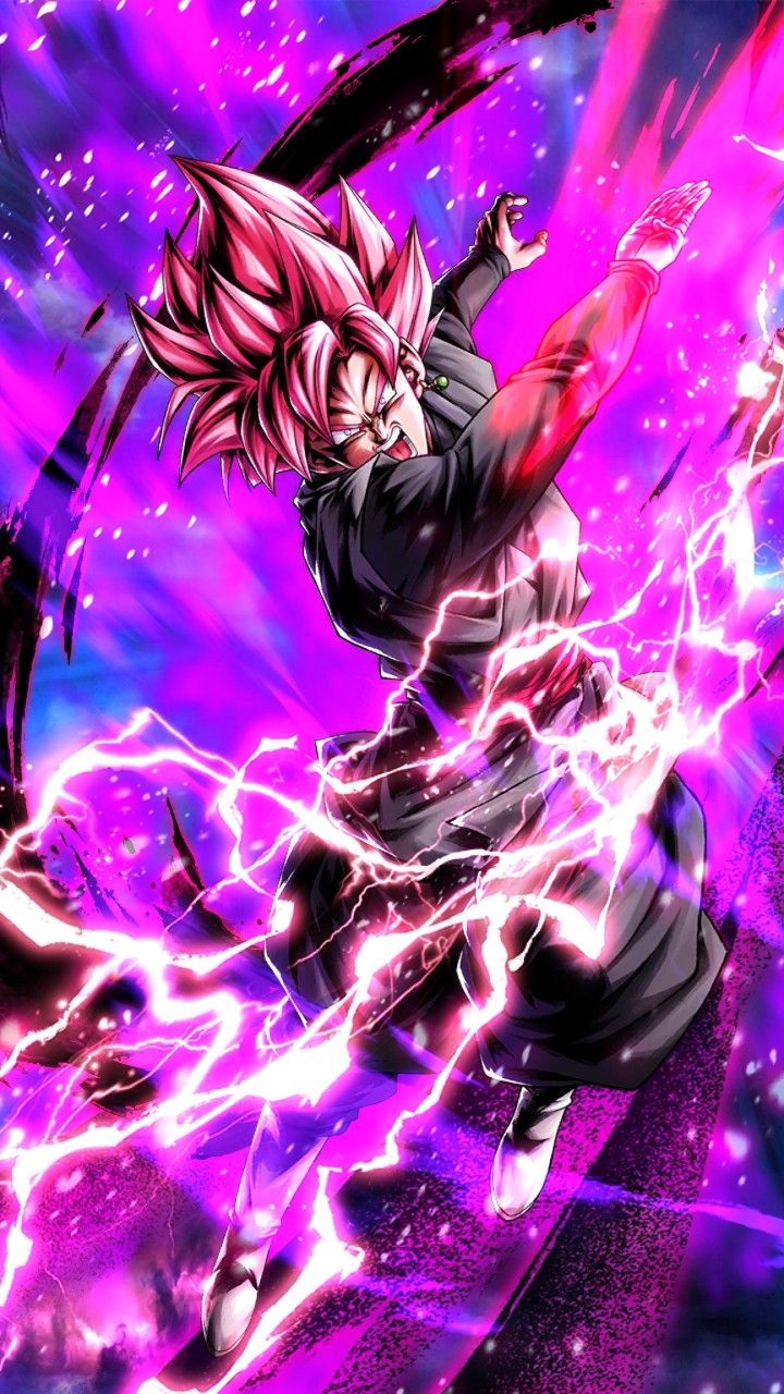 720x1280 Goku Black Rosé Dragon Ball Legends. Dragon ball super goku, Anime dragon ball goku, Goku black, Phone