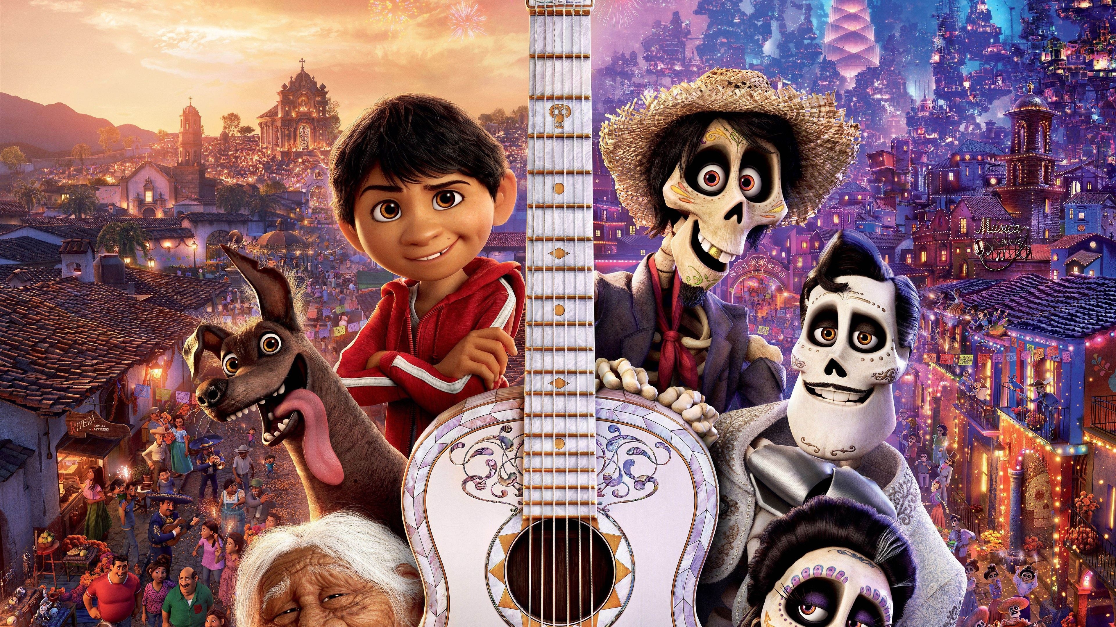 3840x2160 Wallpaper Coco, Disney cartoon movie 5120x2880 UHD 5K Picture, Image, Desktop