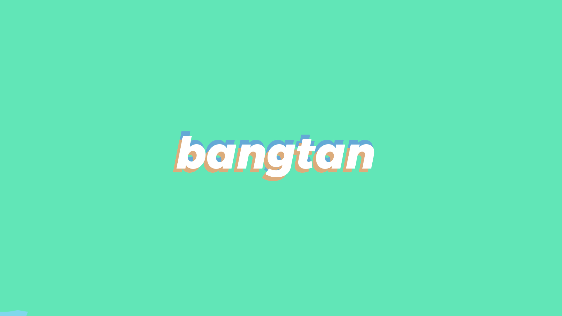 1920x1080 bts bangtan mint minimalist desktop wallpaper HD 1920 x 1080 #bts, Desktop