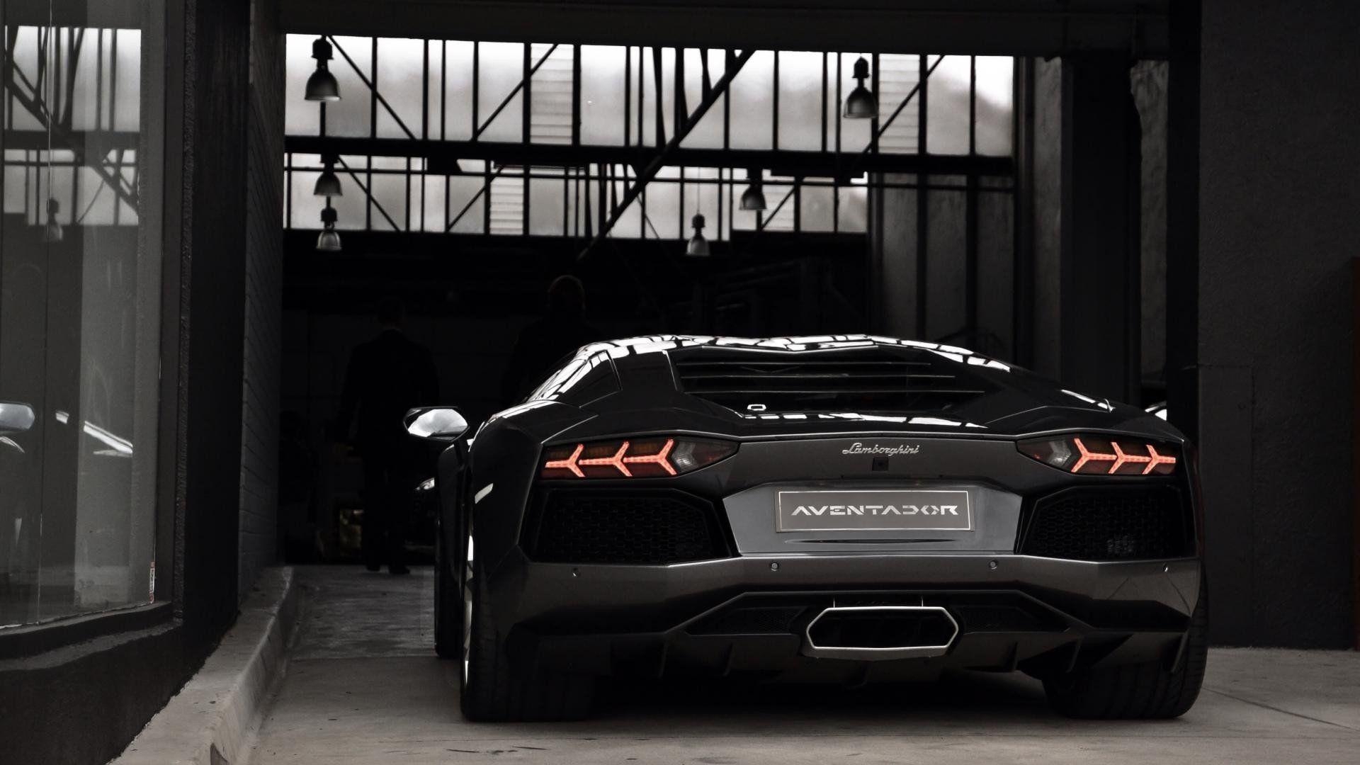 1920x1080 Lamborghini Aventador Black, Desktop