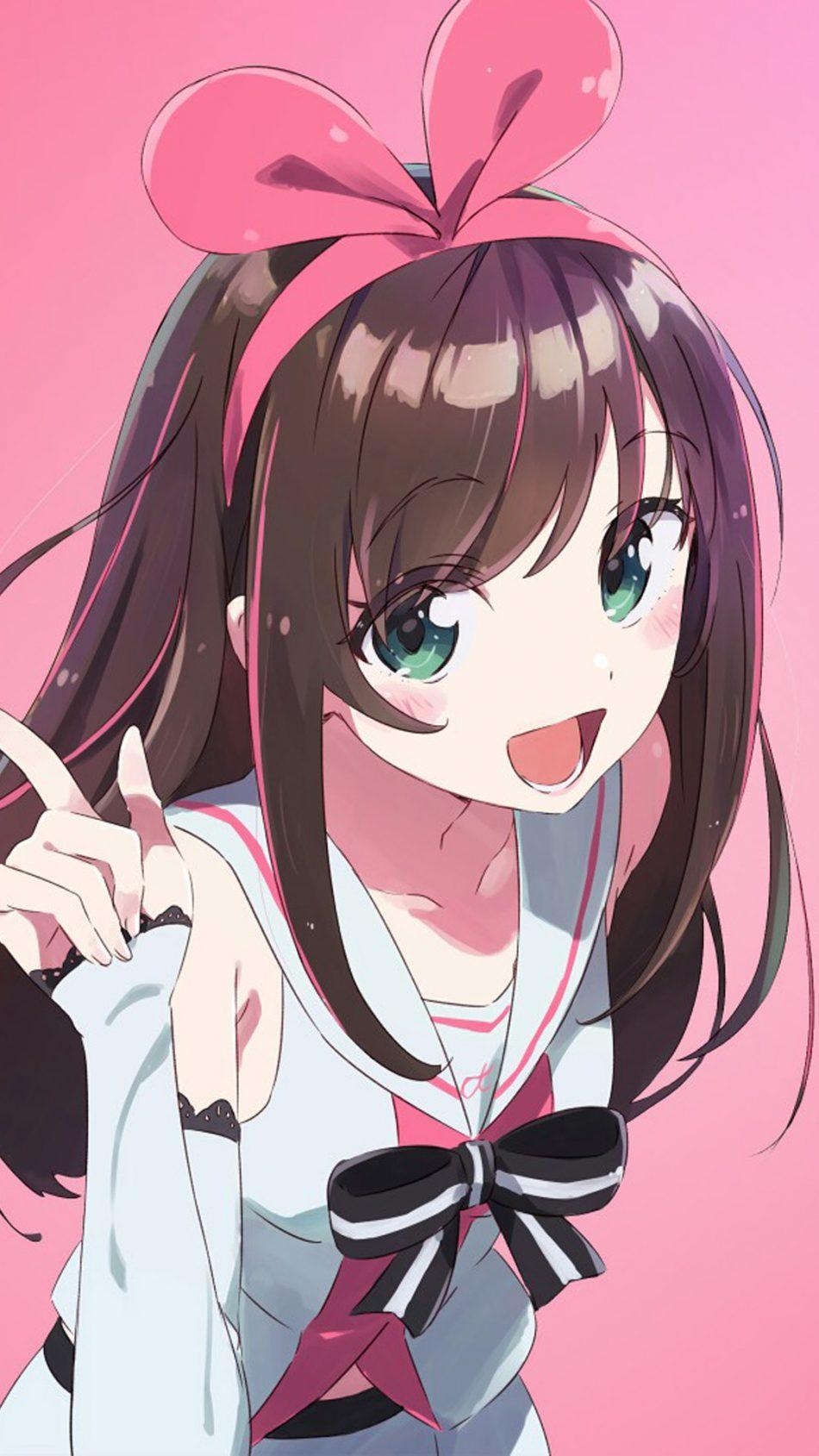 950x1690 Kizuna Ai Anime Girl HD Mobile Wallpaper Wallpaper Phone, Phone